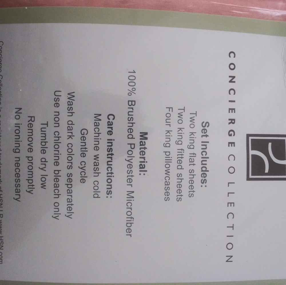 2 complete king sheet sets.